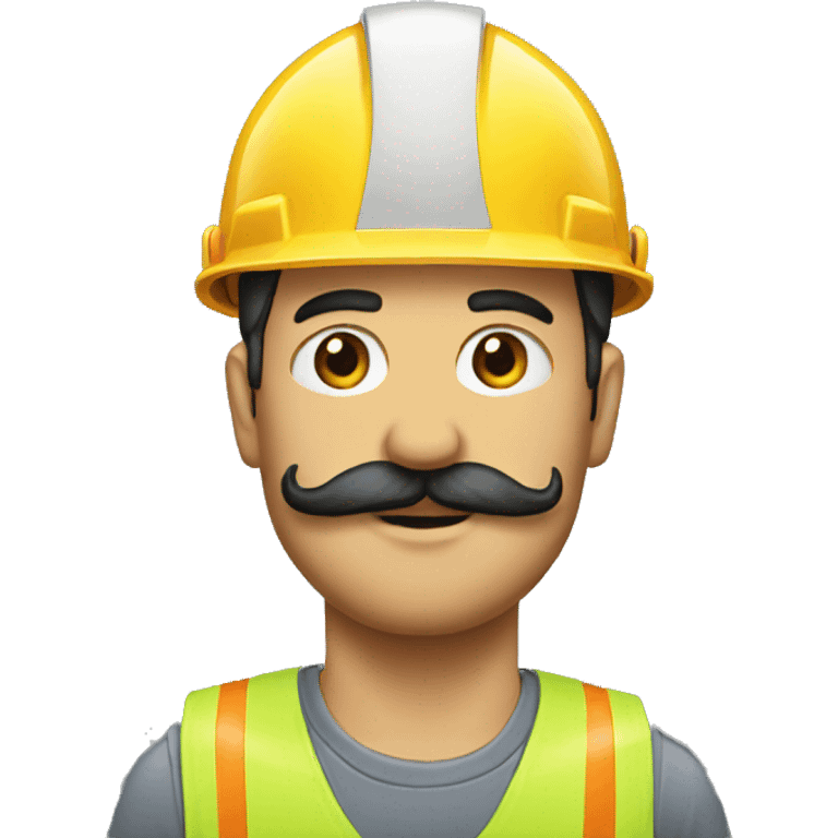 construction crane mustache emoji