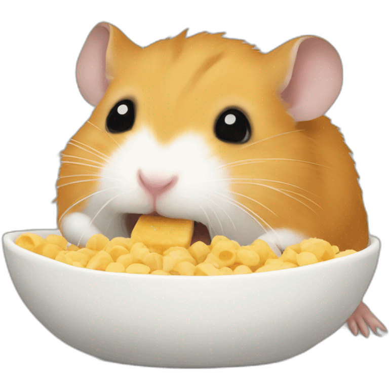 Hamster eating cro emoji