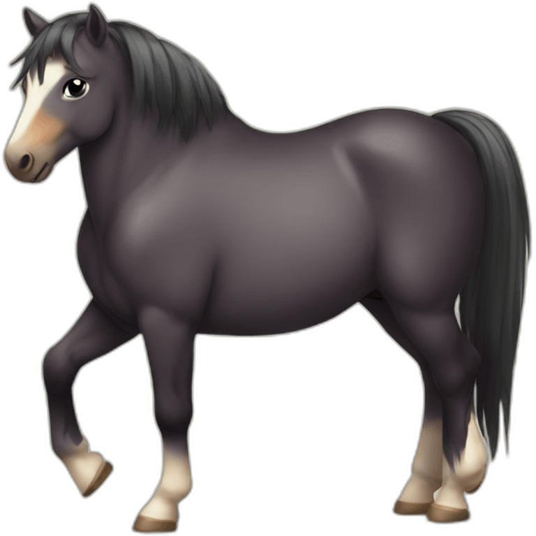 Pony Fat emoji