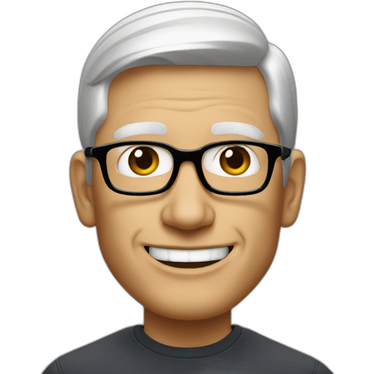 Tim Cook at Apple Park emoji