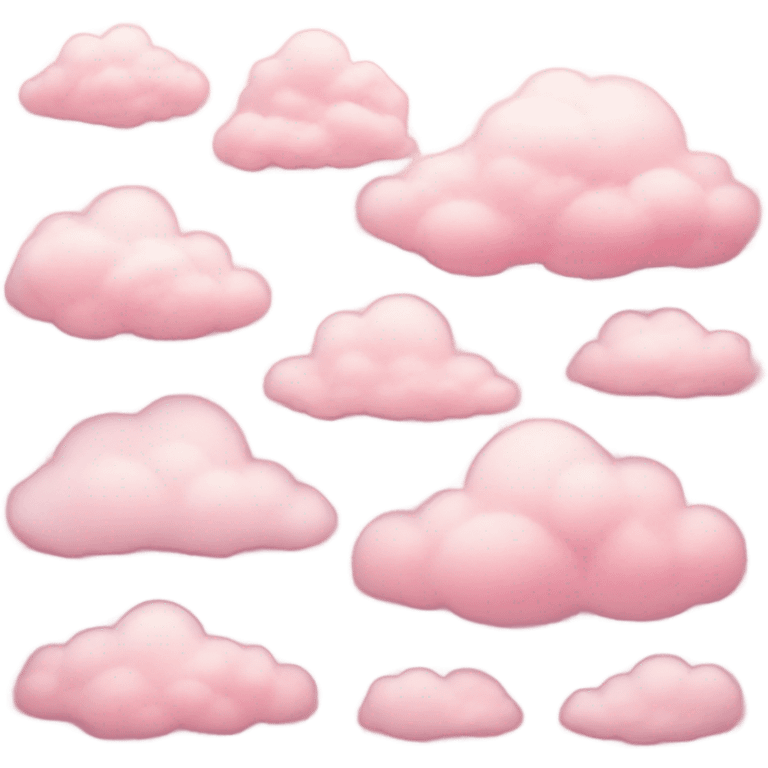 Soft pink cloud aesthetic  emoji