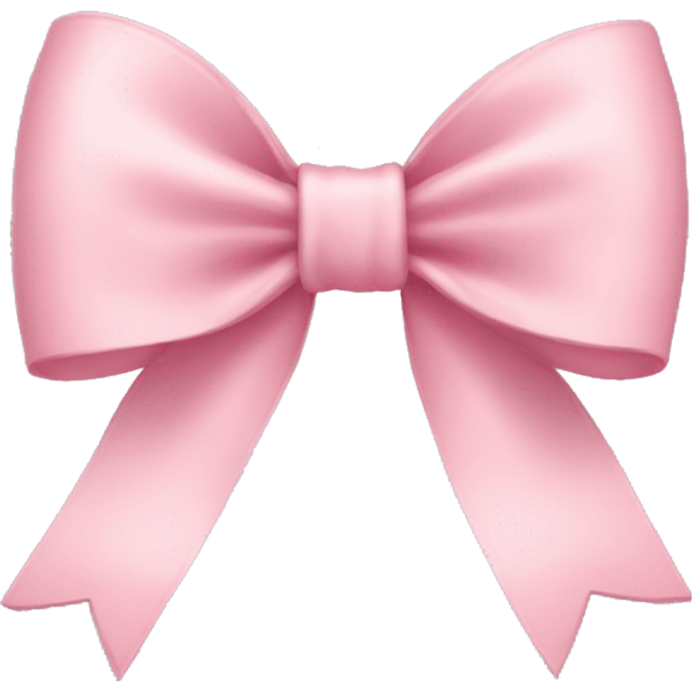 Light pink bow emoji