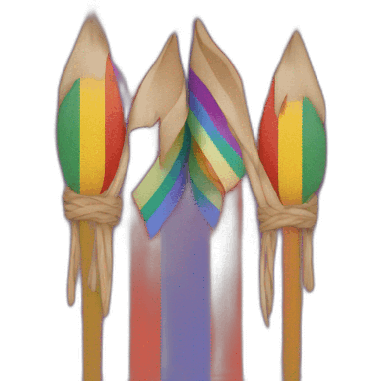 LGBT Two-spirit flag emoji