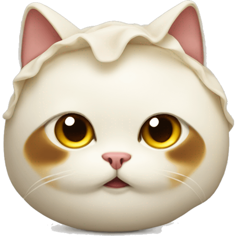 dumpling cat emoji