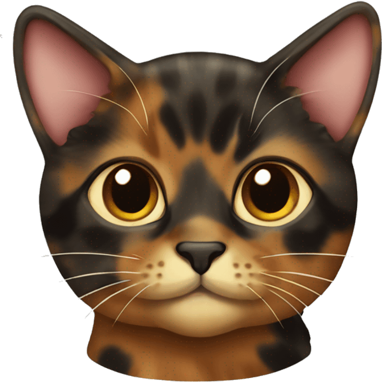 Tortoiseshell cat emoji