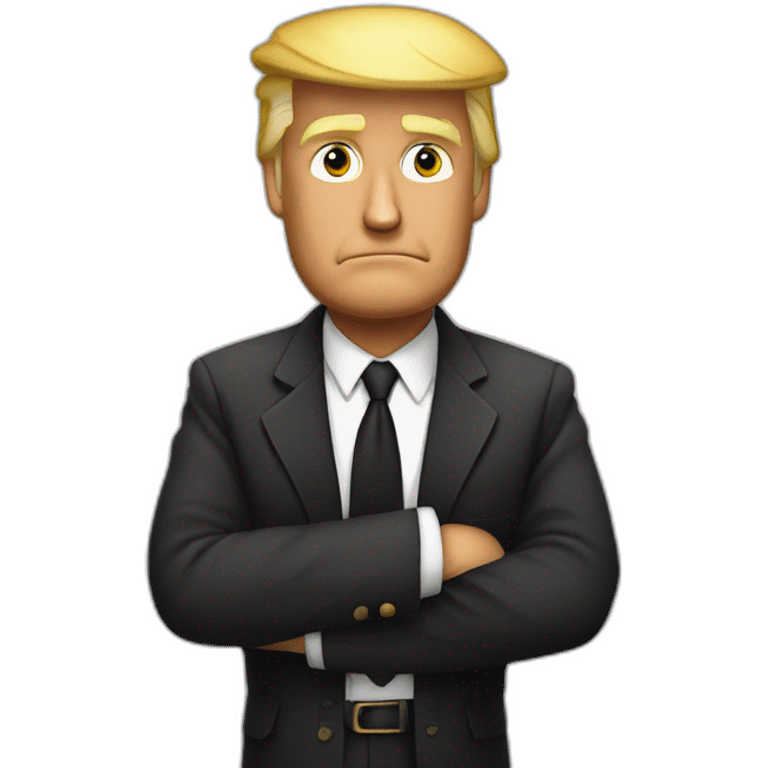 donald-trump-arrested emoji