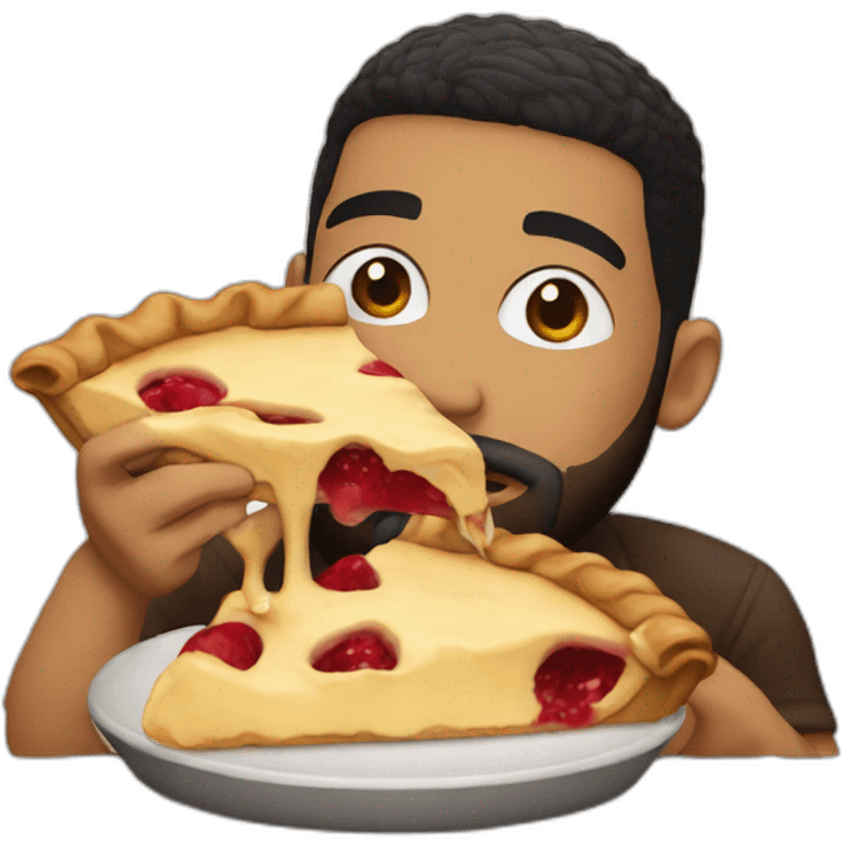 drake smelling a pie emoji