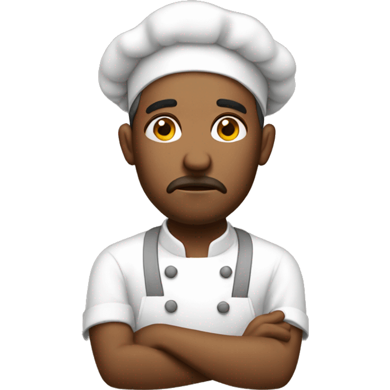 sad baker emoji