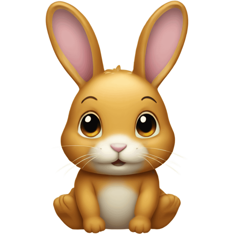 Bunny in honey emoji