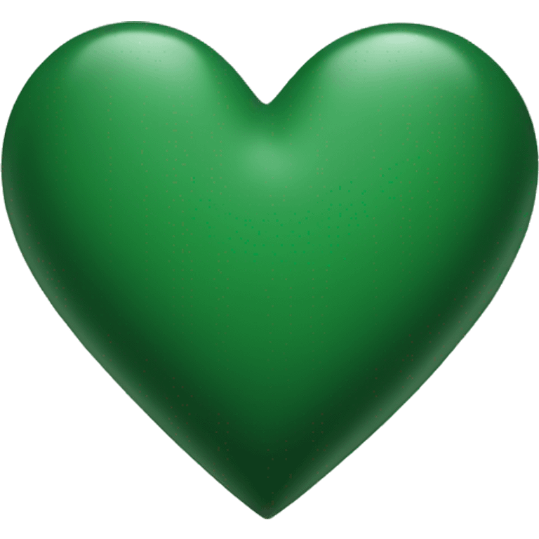 Forest green heart  emoji