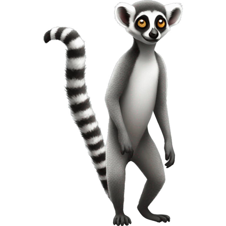 lemur full body emoji