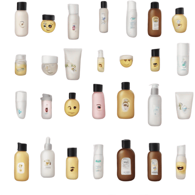 skincare bottles emoji