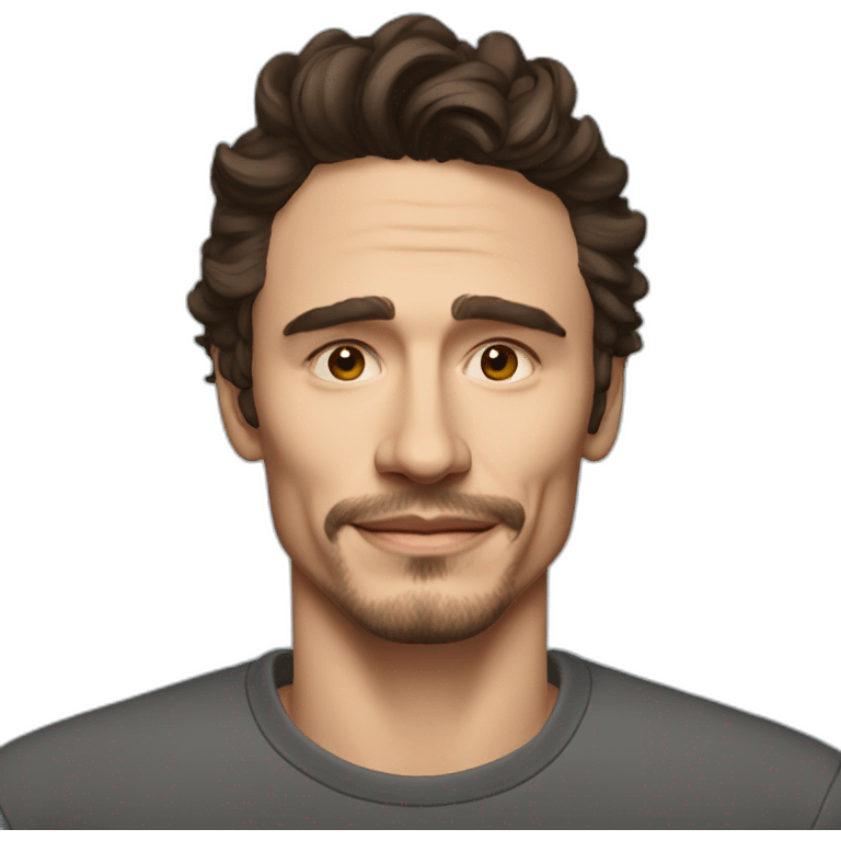 james franco without facial hair emoji