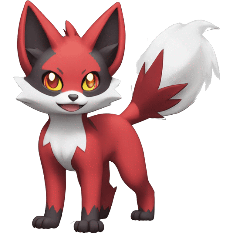 Litten-Zoroark-Zangoose-Mightyena-Zorua full body emoji