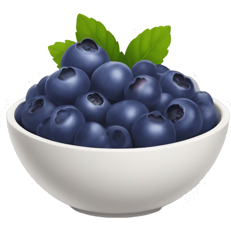 Blueberry açai bowl emoji