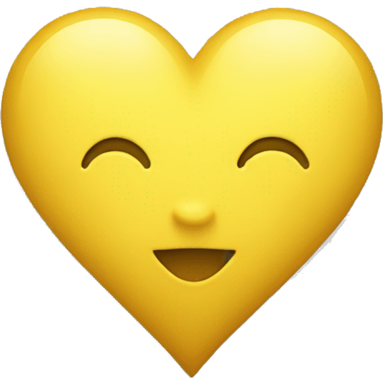 yellow heart emoji