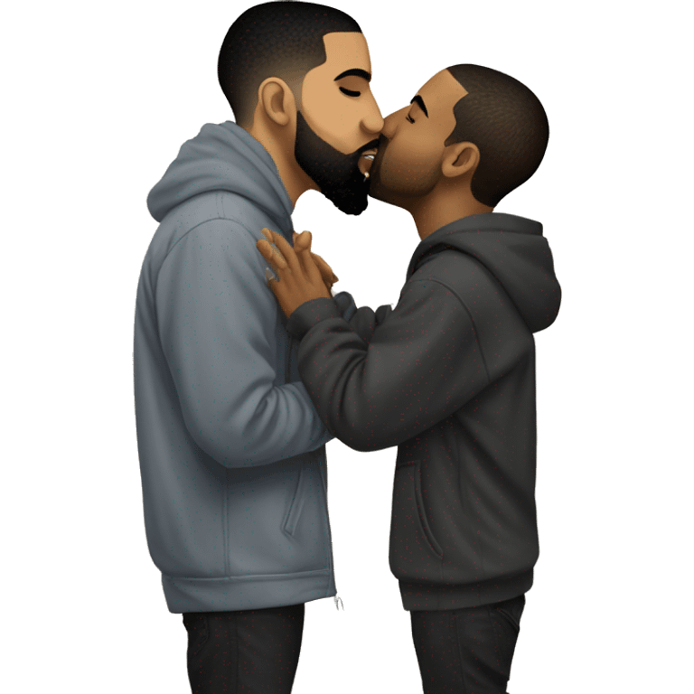 Drake kissing kendrick emoji