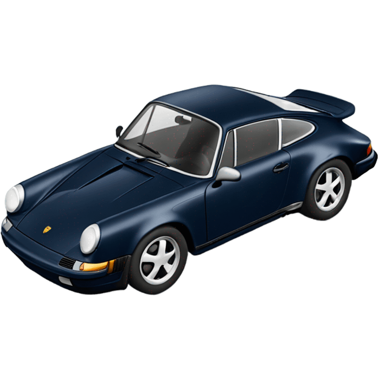 navy blue Porsche 911 emoji