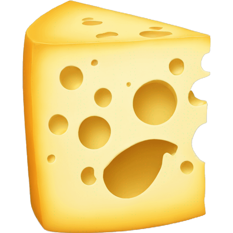 cheese with hidden face emoji