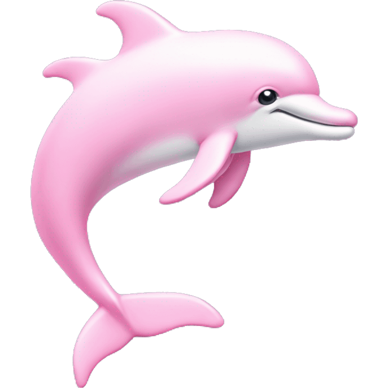 Pastel-pink-colors-dolphin emoji