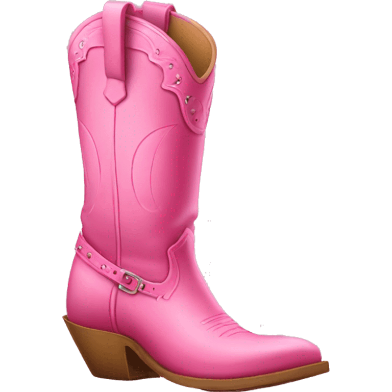 pink cowgirl boots emoji