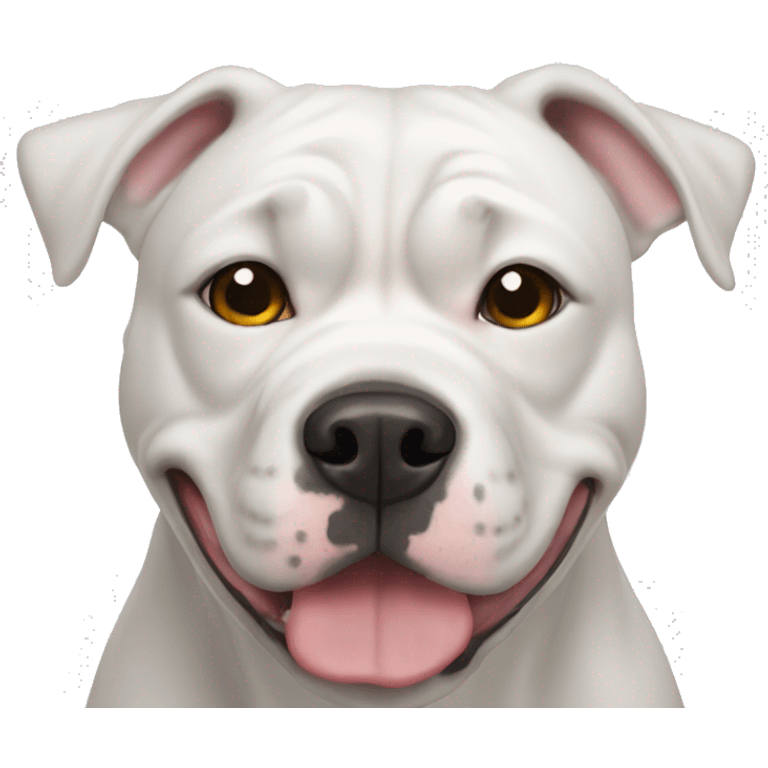 White american bulldog emoji