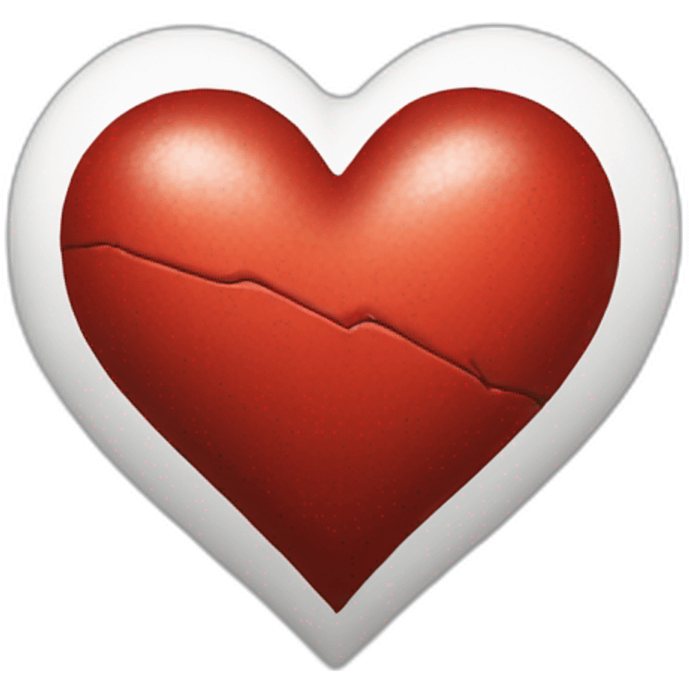 White heart injured emoji