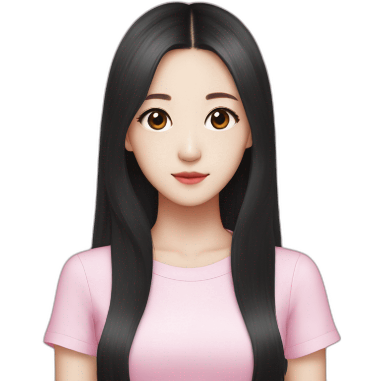 Jisoo black pink  emoji