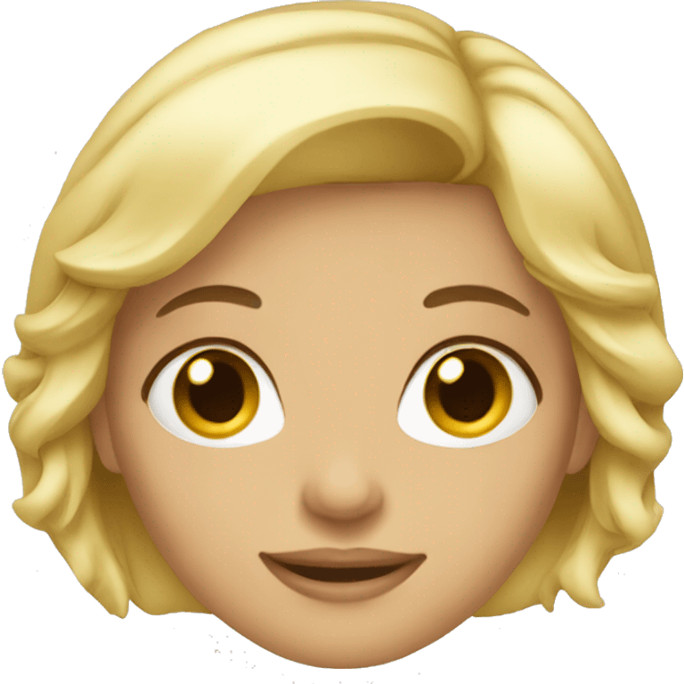 girl blonde emoji