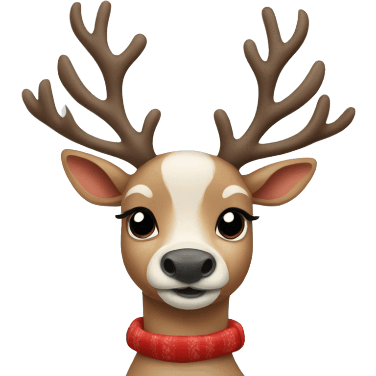 Cute Elegant reindeer emoji