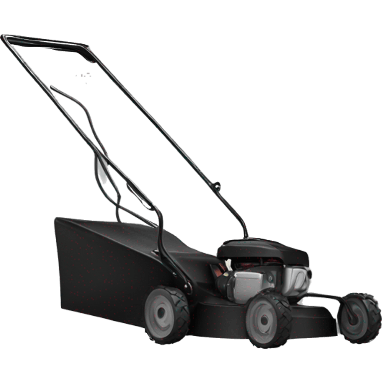 mower color black emoji