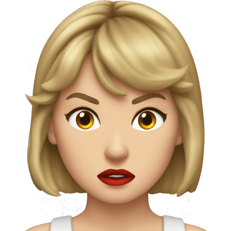 taylor swift angry emoji