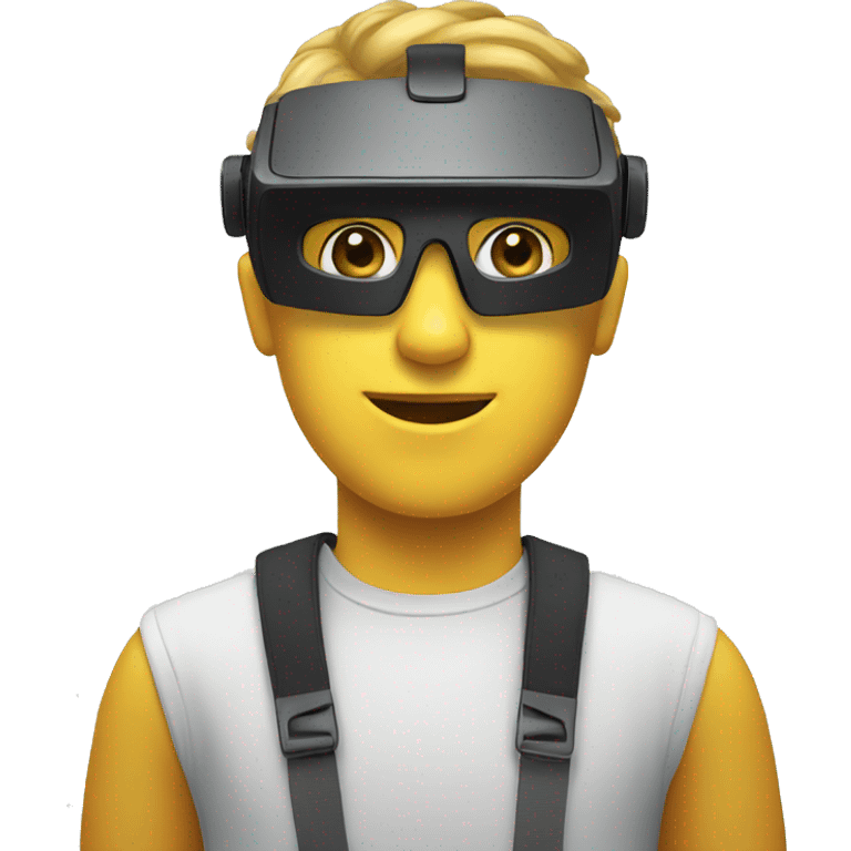 Emoji wearing VR glasses emoji