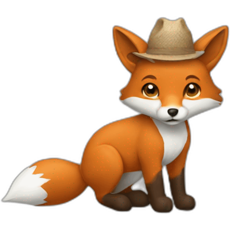 Fox Farmer emoji