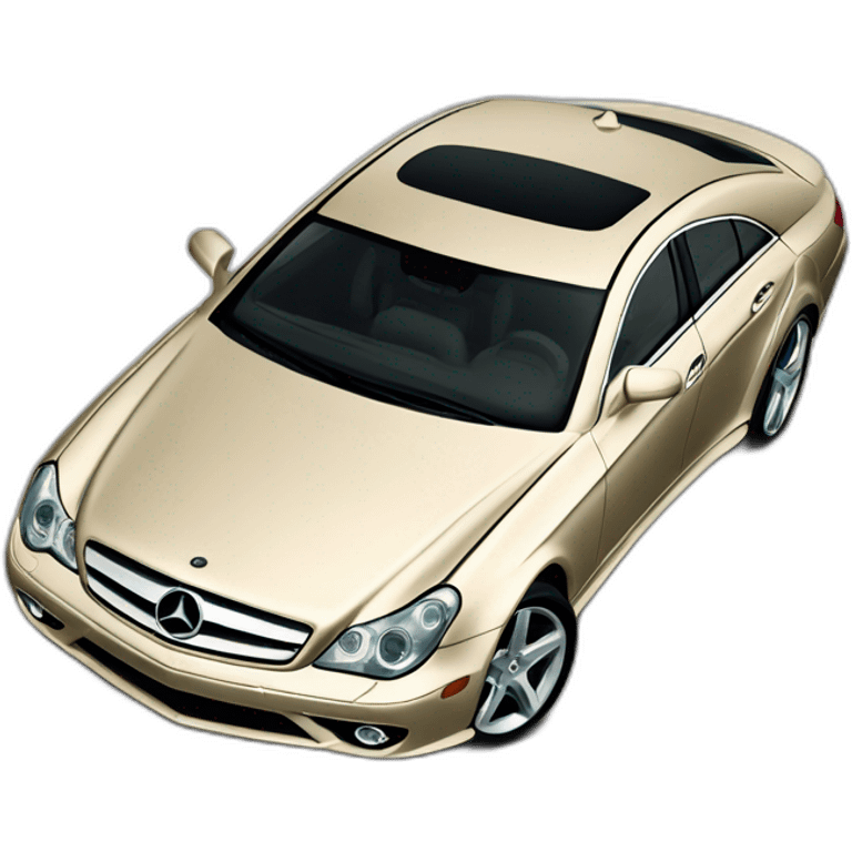 Mercedes CLS w219 color champagne emoji