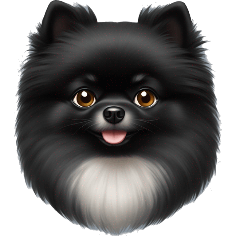 black teacup pomeranian emoji