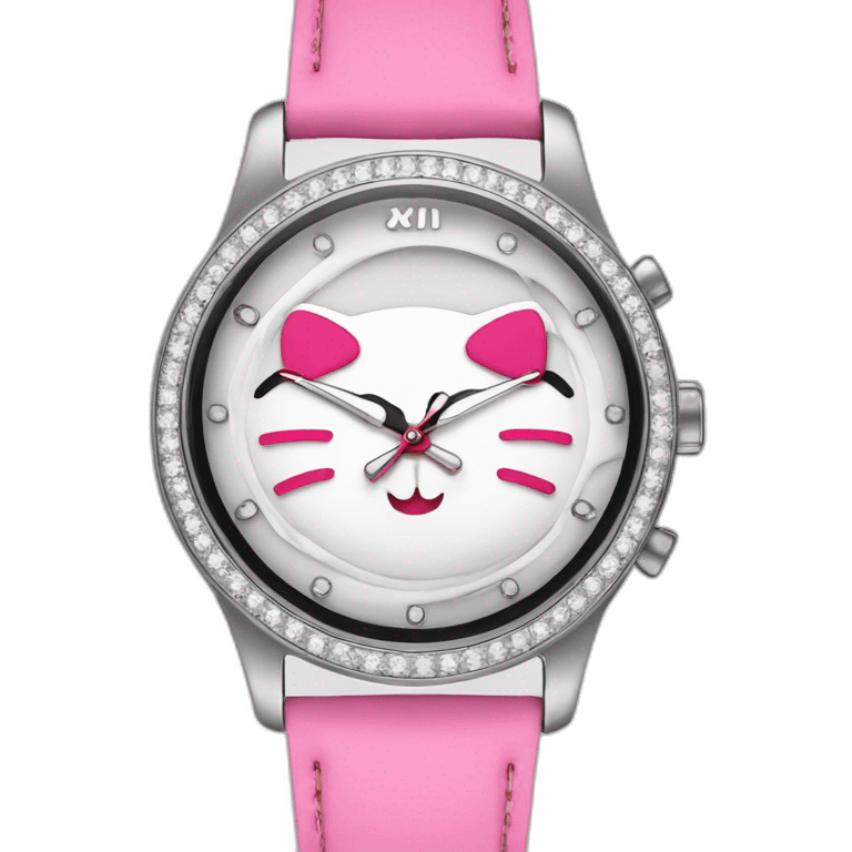 Hello kitty watch emoji