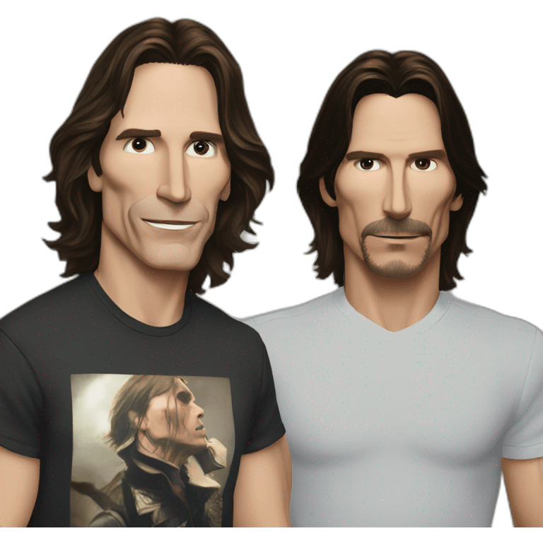 Steve vai VS Christian bale emoji