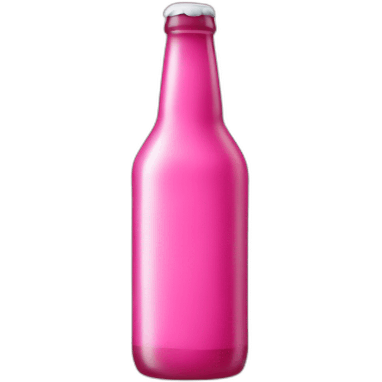 Pink Bottle beer emoji