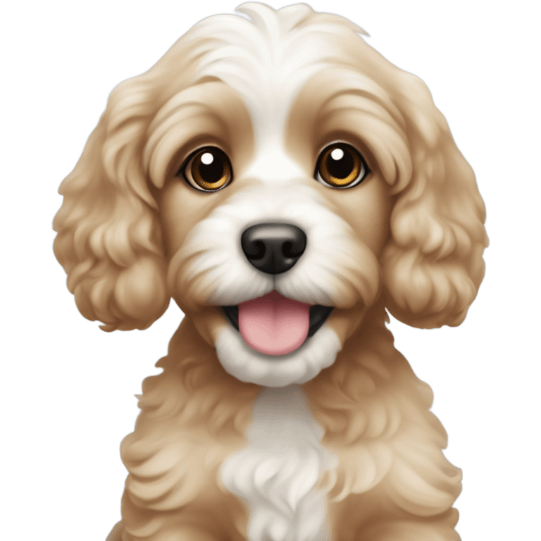 Cavapooshon puppie  emoji