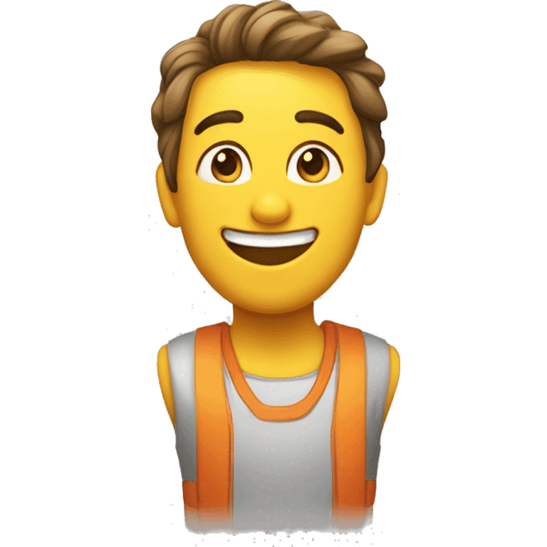 Sonrisa con una ceja levantada emoji