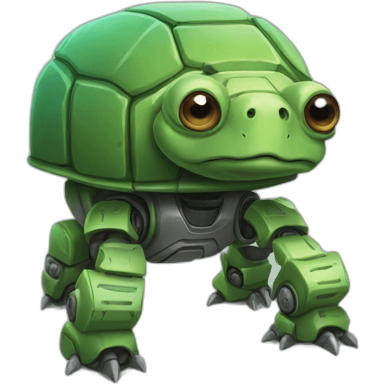 robot turtle emoji