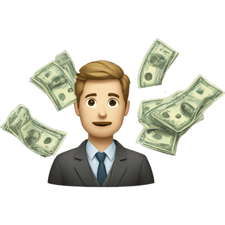 researcher with money problems emoji