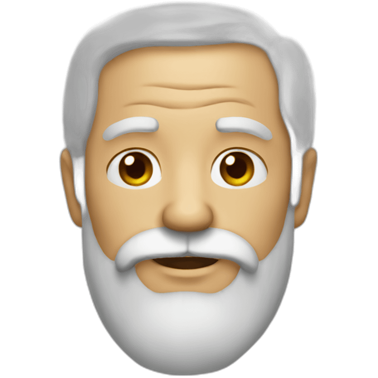 bearded old man emoji