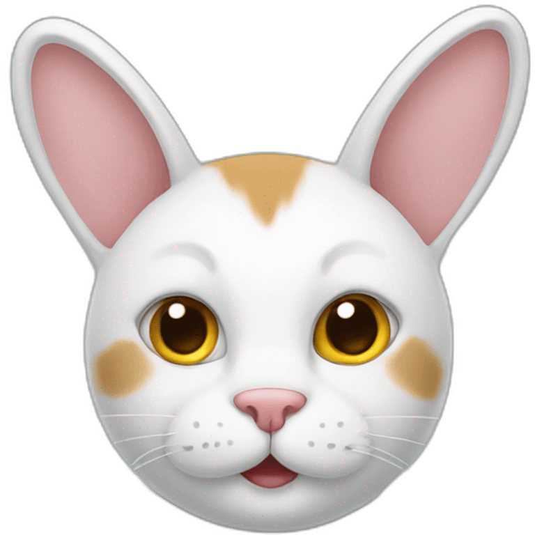 Cat with rabbit ears emoji