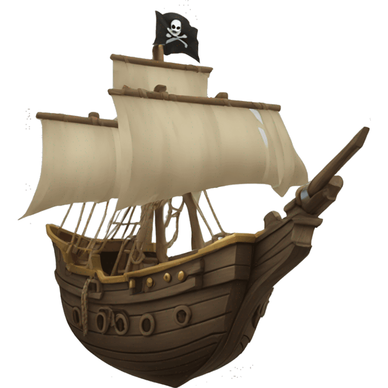 pirate boat canon emoji