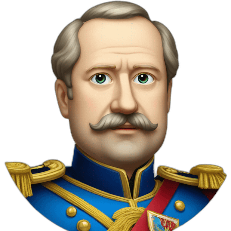 Russian emperor Alexander II emoji