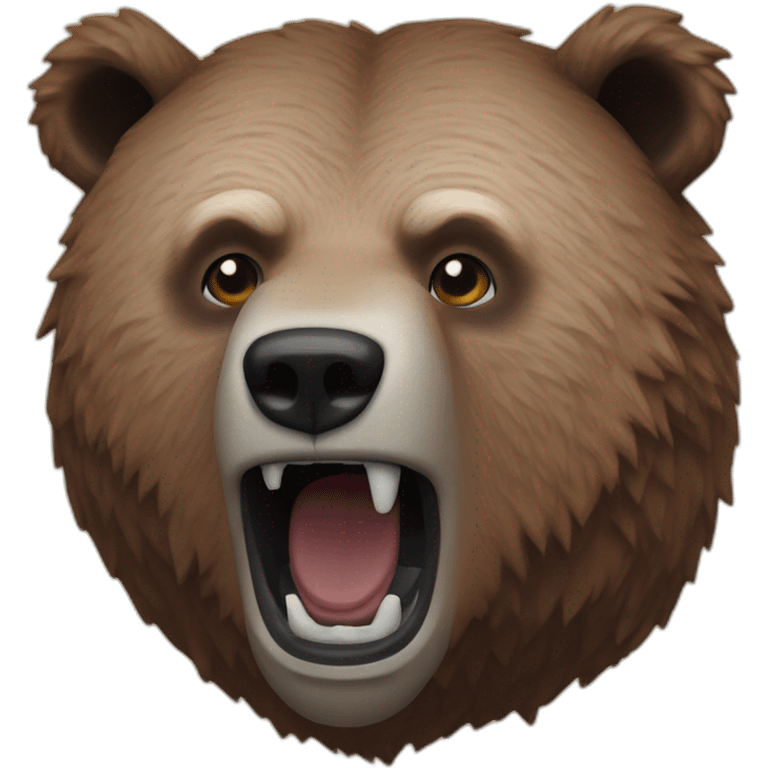 grizzly head michael meyers emoji