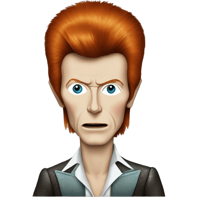 David bowie as Ziggy stardust emoji