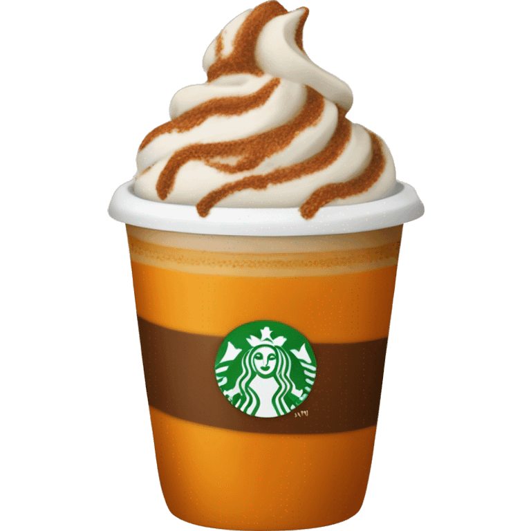 Pumkin spice latte to go emoji